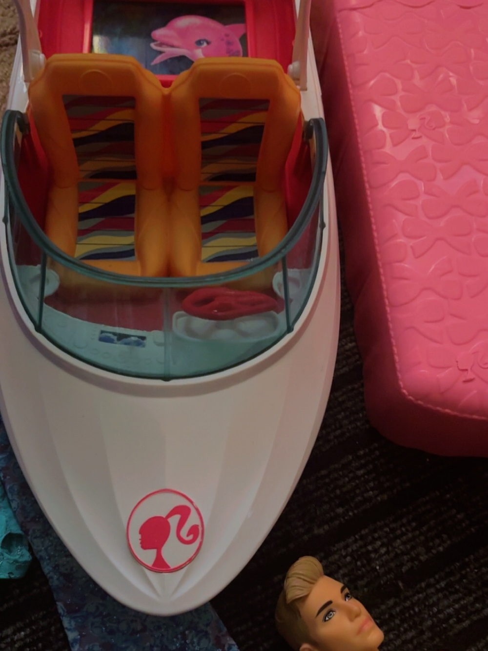 Barbie/Mattel Mixed Doll & Accessory BUNDLE with Pink, Purple and White Pieces - Picture 8 of 16